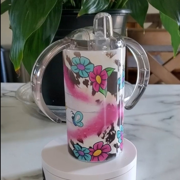 Baby Cow 12oz Sippy Cup with 2 lids - Picture 9 of 10